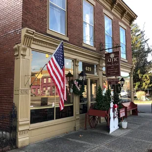 the outside of the building