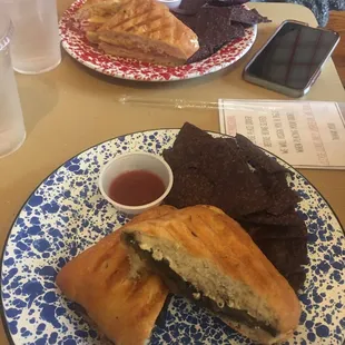 Portabella Panini &amp; Ham and Swiss Panini