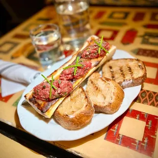 Filet Steak Tartare &amp; Bone Marrow