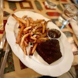 7oz Waygu Flat Iron Steak Frites