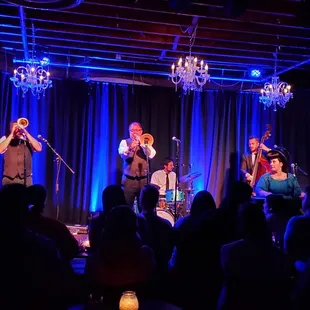 Davina and the Vagabonds giving us a fantastic show