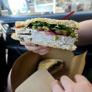 The THC...Turkey, Havarti, pickles and pickled jalapenos