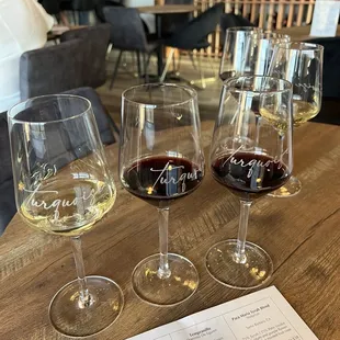 Mixed wine flight!