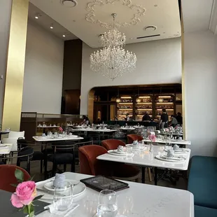 Inside the restaurant