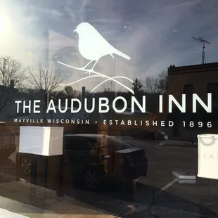 Vintage building but trendy touches.