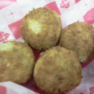 Their Signature sauerkraut balls!!  A must,,