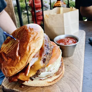 Guinness BBQ Burger