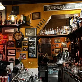 View into second room, from bar.
