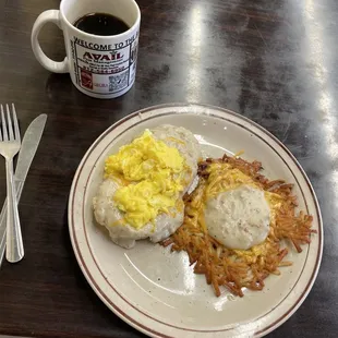 Aurora biscuit breakfast