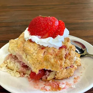 You  have to love their old fashion strawberry shortcake!