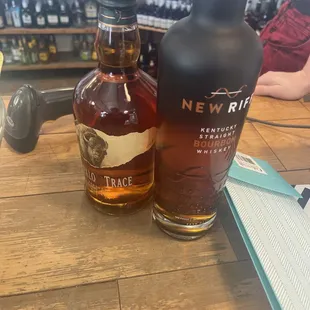two bottles of newkin's trace