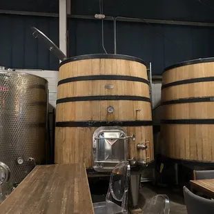 Wine barrels