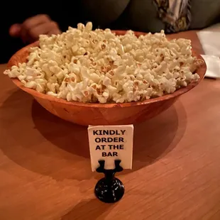 The popcorn and ambiance is great here.