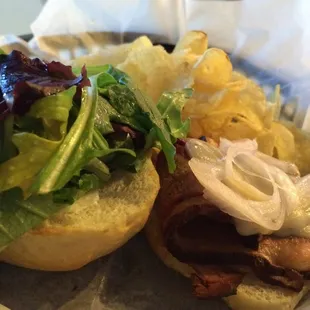 Hickory Smoked Beef Brisket Slider