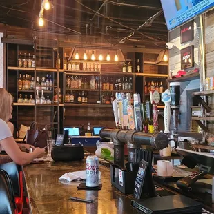 Liquor storage &amp; Bar area