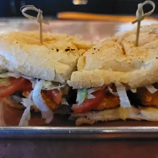 Basically a shrimp Po boy