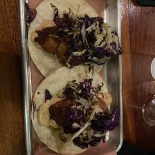 Szechuan Fish Tacos