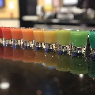 Rainbow shots