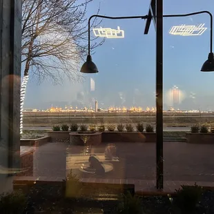 The view of CLE Airport