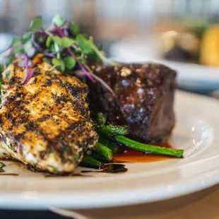 Braised Short Rib &amp; Herb Chicken