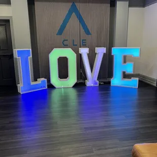 Inside the main entrance. Venue also hosts weddings and other banquets, nice prop.