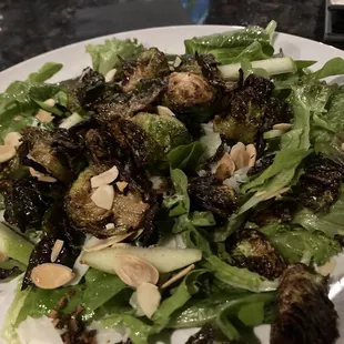 Fried Brussels Sprouts Salad