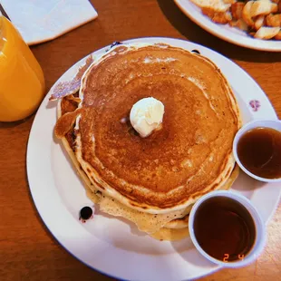 Blueberry pancakes