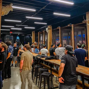 Friday night out axe throwing