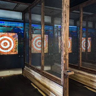 Upland had 14 target lanes