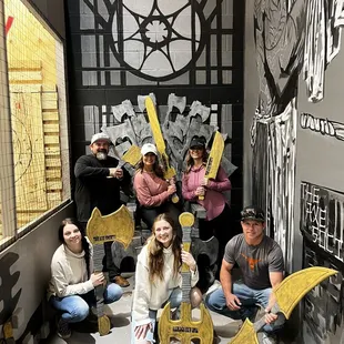 a group of people posing for a picture