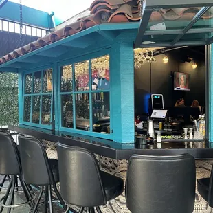 Outside bar area