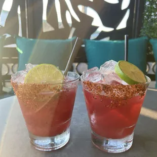 Wild berry margaritas