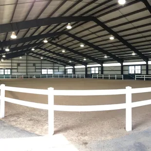 Indoor Insulated Arena at Queenslake
