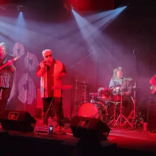 Lou DeLuca &amp; the Delta 88&apos;s on stage at B bar