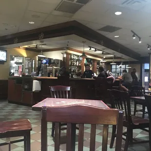 people sitting at the bar