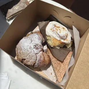Croissant Cookie, Cinammon Roll, Coffee Cake