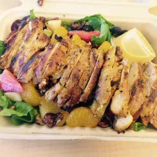 Grilled Chicken Sandwich! They got it just about right. Friendly staff.  Best food truck in silicon Valley 2015 recognition Nom!