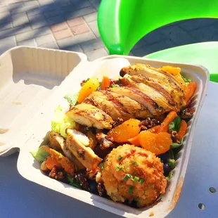 Summer Chicken Salad, ordered in mid-Fall.