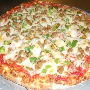 pizza, food