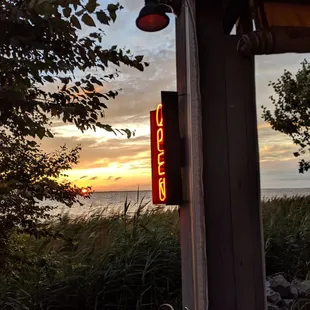the sunset