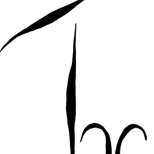 a black and white logo