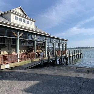 The restaurant as you approach from the parking lot