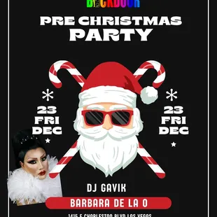 a christmas party flyer