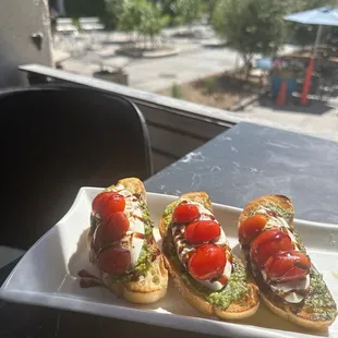 Bruschetta. AMAZING. Best I&apos;ve ever had. (&amp; i didn&apos;t start the  happy hour yet)