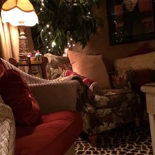 I am here for a pedicure &amp; my sister is having a massage. So relaxing.