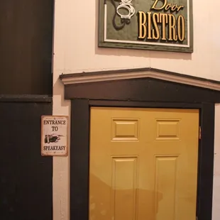 Speakeasy entrance