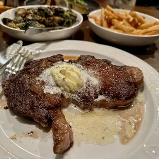 The ribeye, but I wish I would've known to get a close up on the brussels sprouts