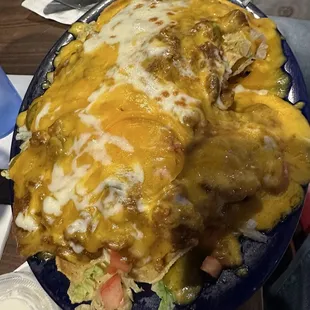 Ultimate Nacho Fiesta with ground beef