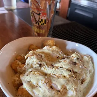 Benetots brunch with pint of bacon