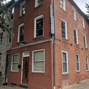 The outside of the bar